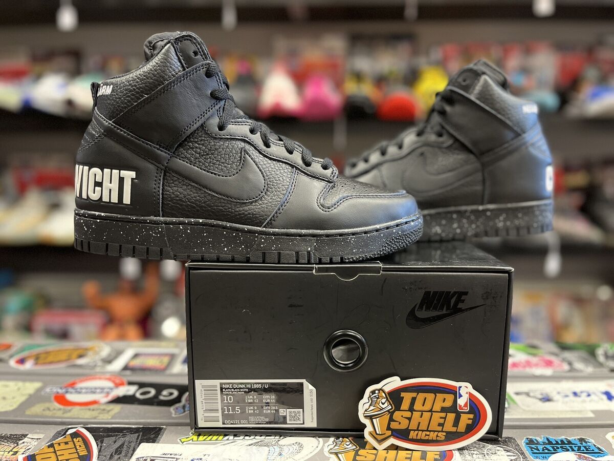 New Nike Dunk High 1985 Undercover Chaos Black 2022 Size 10 New Nike Dunk High 1985 Undercover Chaos Black 2022 Size 10