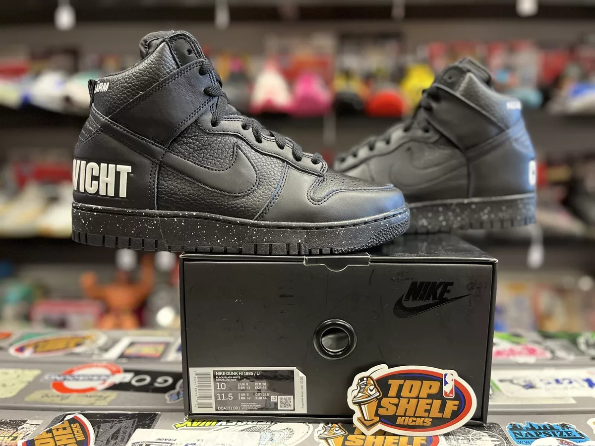 New Nike Dunk High 1985 Undercover Chaos Black 2022 Size 10 Rare Authentic  Hype