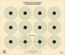 AR-4/10 [AR4/10] NRA Official 5 Meter BB Gun Target (100) Tagboard [14" x 12"]