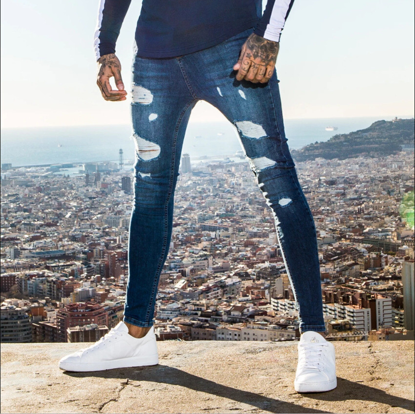 Купить Men Skinny jeans Stretchy Pant 
