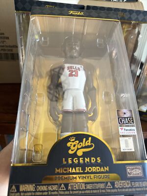 Funko Gold 12 In Michael Jordan Set With (Chase) RARE Case