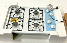 Whirlpool W3CG3014XW 30" White 4 Burner Natural Gas Cooktop 35279 P28