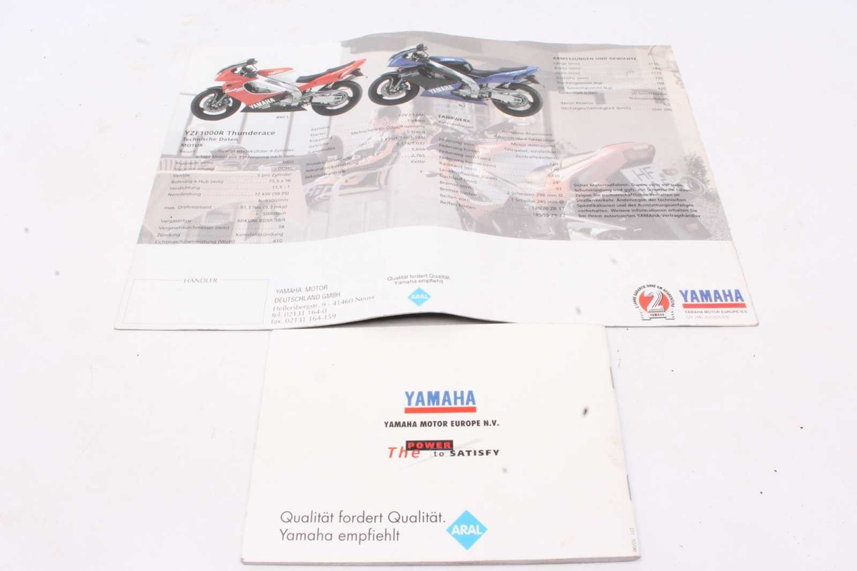 service manual Yamaha YZF 1000 R Thunderace 4VD 96-03 | eBay