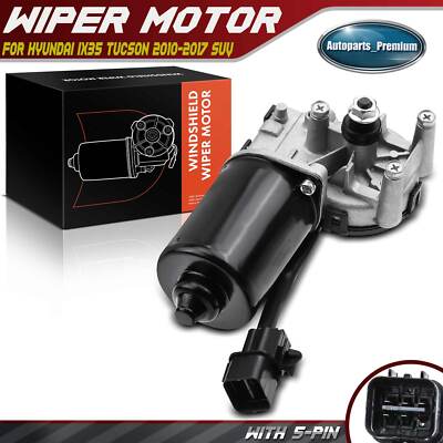1x Front Windshield Wiper Motor for Hyundai ix35 Tucson 2010-2017 Sport Utility