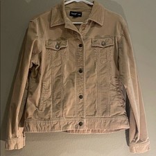 North Crest Corduroy Button Up Jacket, Size Medium