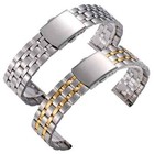 18/20/22mm Metal Watch Band Strap Replacement Stainless Steel Wrist Bracelet
