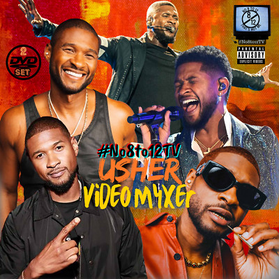 Usher Video Myxer *2-DVD set* 60 official R&B, Hip-Hop music videos feat Usher