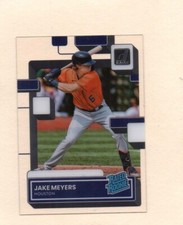 2022 Panini Chronicles Clearly Donruss Rated Rookie #66 Jake Meyers (RC)