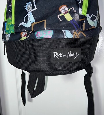 Rick and Morty Psychedelic Backpack All Over Print Bioworld  display picture 3