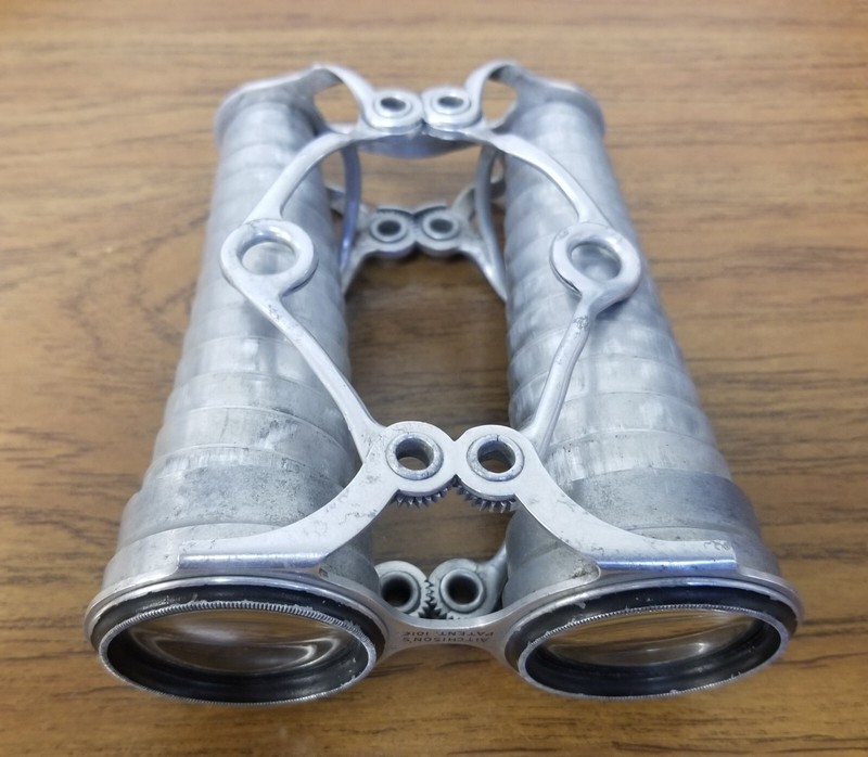 Rare Antique  Aitchisons Opera Glasses Binoculars -Aluminum - Made in the 1890's