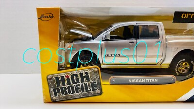 1/24 ホットウィール 日産 タイタン V8 ハイリフト カスタム jada JADA HIGH PROFILE NISSAN TITAN OFF ROAD 1:24 SILVER 
