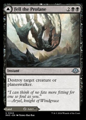MTG Magic the Gathering Fell the Profane (244/703) Modern Horizons 3 LP