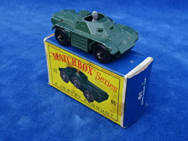 MATCHBOX LESNEY - ARMY SCOUT CAR 61 | eBay