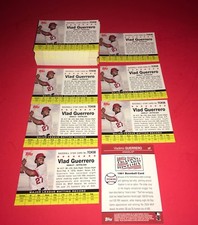 VLADIMIR GUERRERO 2008 TOPPS TRADING CARD HISTORY #TCH38 LOT OF 75 CARDS NM/MT