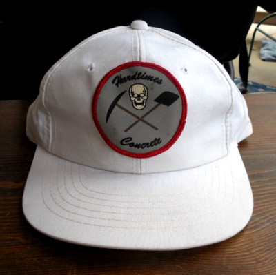Vintage Skull Hardtimes Concrete Snapback Headwear Korea adjustable