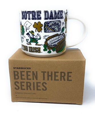 Starbucks Mug ''Been There Series-Campus Collection'' NOTRE DAME-NEW!