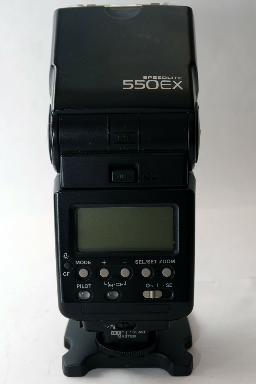 Canon Speedlite 550EX Flashgun + pouch ETTL for DSLR/Film cameras SN