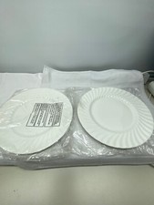 ROYAL DALTON ++CASCADE++ 2 PLATZ-TELLER BRITISH BONE CHINA PORZELLAN WEISS