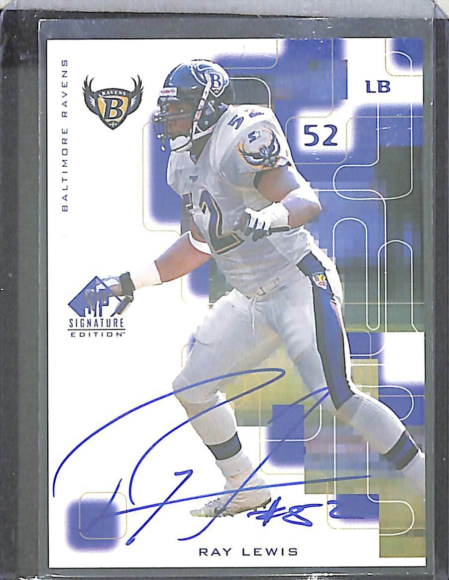 1999 Upper Deck SP Signature Edition Autograph #RL Ray Lewis