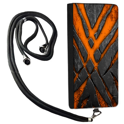 Hülle mit BAND KORDEL Tasche Handy Kette Schutz Cover Umhängen Etui Motiv #279