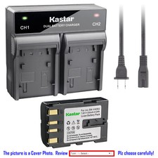Kastar Battery Rapid Charger for JVC BN-V408 JVC GR-D32 GR-D32USGR-D33 GR-D33US