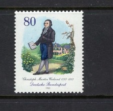  Germany 1983 CHRISTOPHER MARTIN WIELAND POET  SC 1401 MNH STAMP