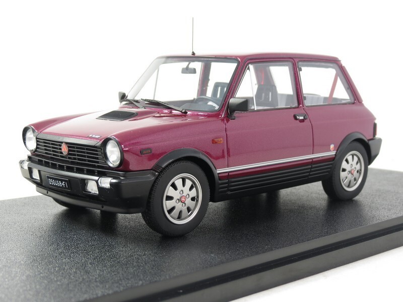 Miniature 1:18 MAXIMA Autobianchi A112 Abarth VII Series 1984 - Bleu Clair Métallisé