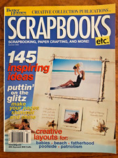 Scrapbooks etc. Magazine - Summer 2002 - Vintage  NLA - NEW Paper Crafting