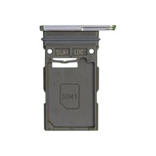 SIM Card Tray Single for Samsung Galaxy S22 Ultra Silver Replacement Repair Part