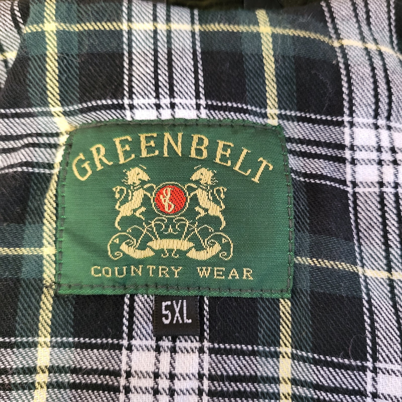 Greenbelt Waxed Jacket Green Uk Men's 5XL OO249 eBay