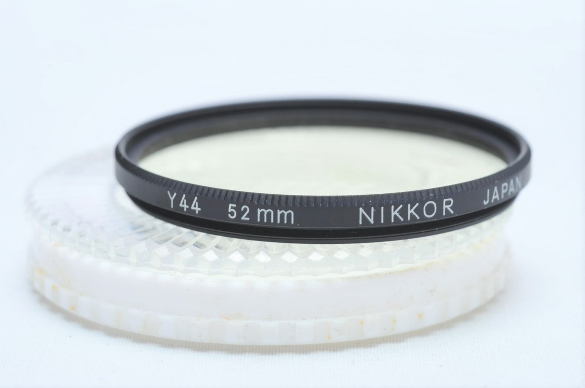 Filtre Jaune Nikon Y44 52 Mm - Japon, Très Bon état, Boîte D'origine