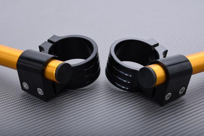 Paire de Demi-guidons inclinables AVDB 43 mm - AVDB MOTO L'ACCESSOIRE À Paire de Demi-guidons inclinables AVDB 43 mm - AVDB MOTO L'ACCESSOIRE À