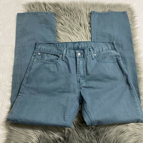 Levis 514 Mens Denim Size W34 L32 Straight Jeans Green #1715 | eBay