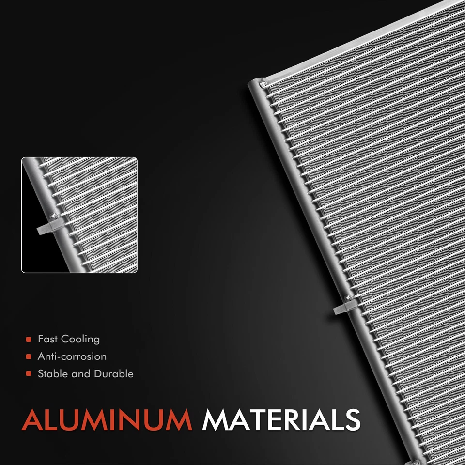 AC Condenser w/ Bracket for Mercedes-Benz G500 2002-2008 5.0L w/o Receiver Drier - Image 2 of 4