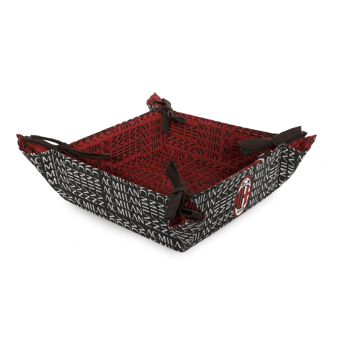 Cestino svuotatasche portaoggetti  A.S. Milan ufficiale R722