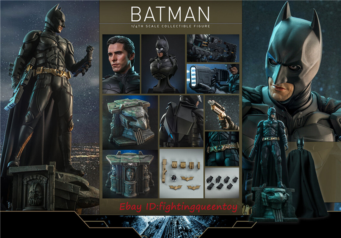 Hot Toys QS019 Batman Dark Knight Bale Normal Ver. 1/4