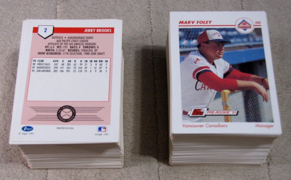 1991 Line Drive AAA Minor League Baseball (Pick Choose Complete) - Image 2 of 2