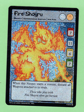 NEOPETS - FIRE SHOYRU HOLO FOIL 2003 BASE SET 7/234 085