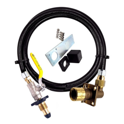 Set UK Bayonet Filling Point and hand wheel Pol Swivel Adapter, square fitting