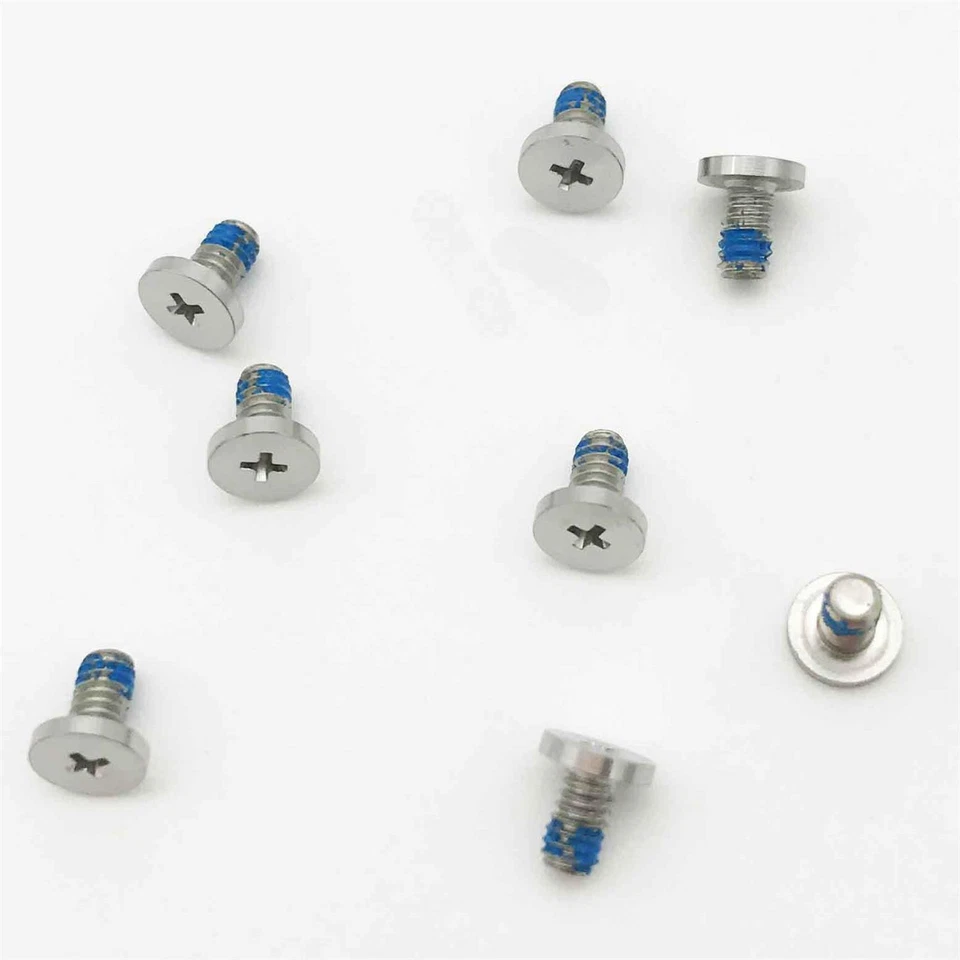 Nuovo set viti cover inferiore 8 pezzi per Apple bianco MacBook Unibody A1342 WL - Immagine 3 di 4