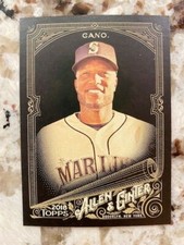 2018 TOPPS ALLEN GINTER X BASEBALL BASE CARD SEATTLE MARINERS ROBINSON CANO #35