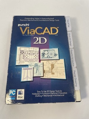 Viacad 2D Software - PC / MAC - Punch Software - Brand New