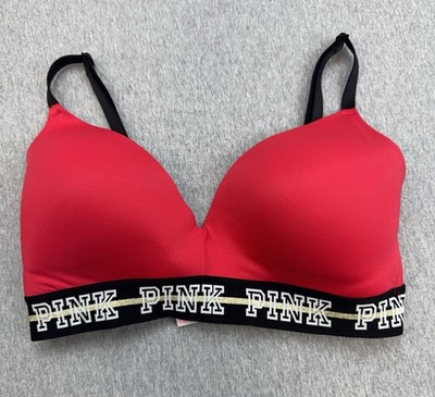 Victorias Secret PINK Bra Womens 32DD Wear Everywhere Wireless Lightly Lined
