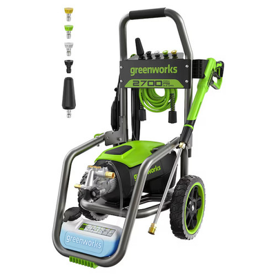 #ad Greenworks GW271 2700 PSI 2.3 GPM Water Electric Pressure washer with 5 Spray... $439.00