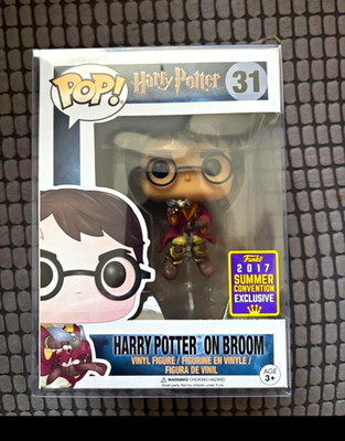 Funko Pop! Harry Potter On Broom #31 2017 Summer Convention Exclusive Figur