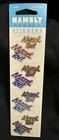 Rare Vintage Hambly Studios Mazel Tov Stickers — photo 1