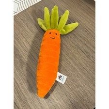 Jellycat Vivacious Vegetable Carrot Plush Toy Cute Face Stuffed Veggie