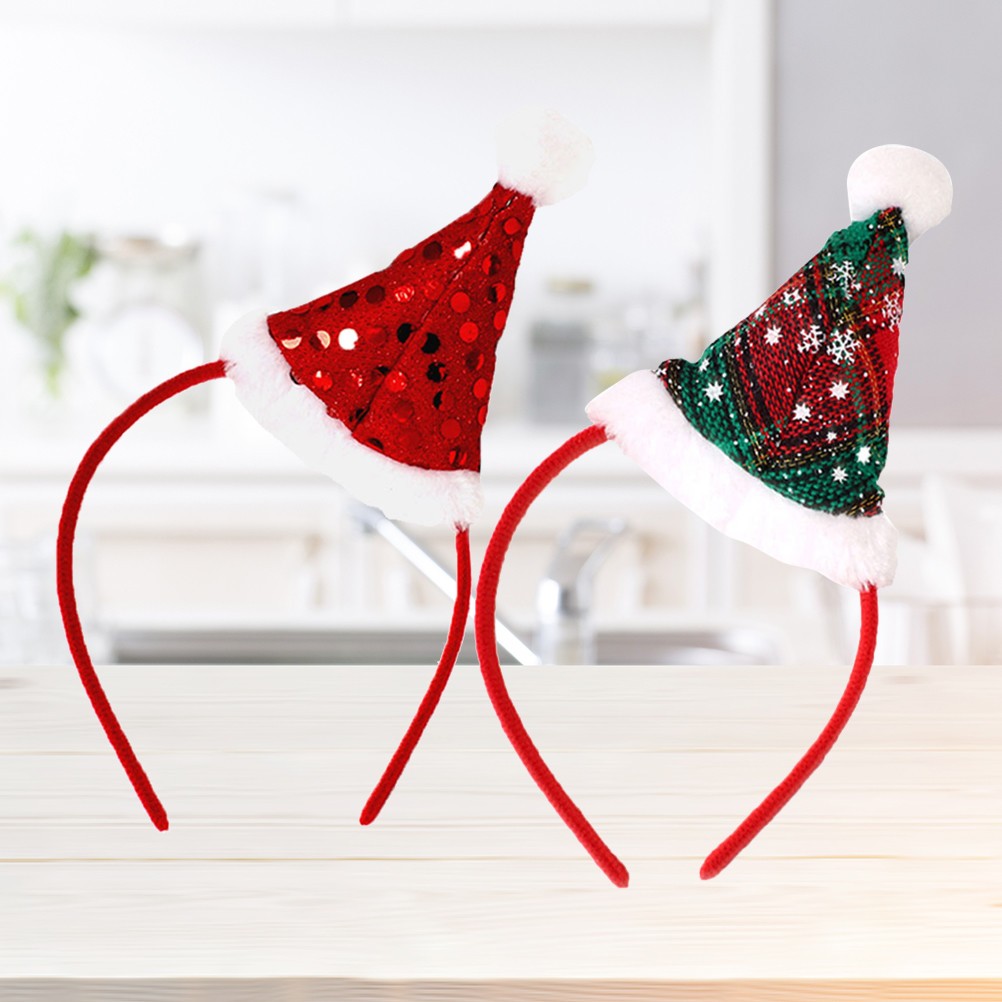 2 Pcs Holiday Accessories Friendsmas Party Headband Costume Headbands image 9