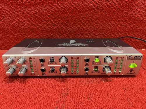 Used Behringer MiniAmp 4-CH Headphone Amp800 Tested Works Good Condition