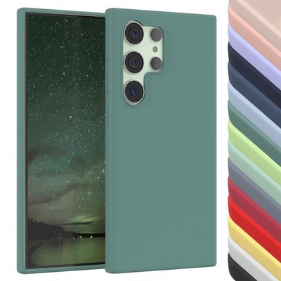 EAZY CASE für Samsung Galaxy S24 Ultra Hülle Silikon Schutzhülle Bumper Cover
